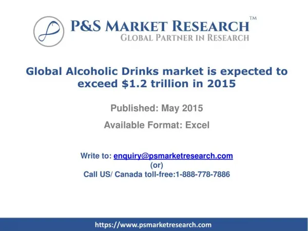 Global Alcoholic Drinks Market Analysis