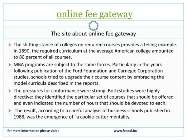 The best guide for online fee gateway