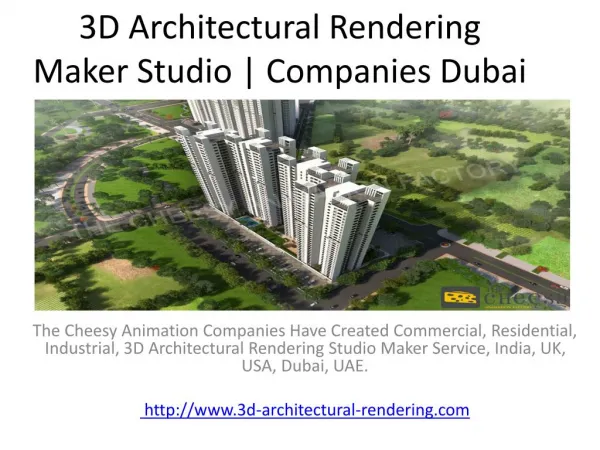 3D Architectural Rendering Maker Studio | Companies Dubai