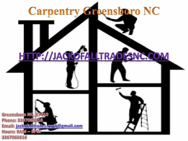 Drywall and Window Installation, Deck Building and Carpentry