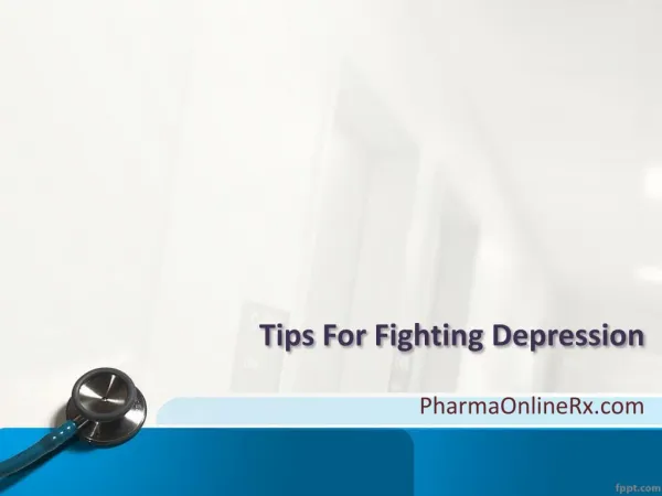 Tips For Fighting Depression