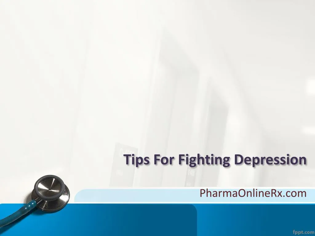 tips for fighting depression