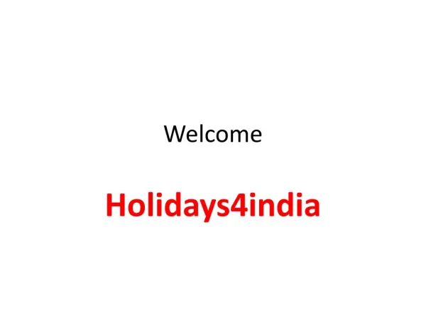Cultural Holidays India