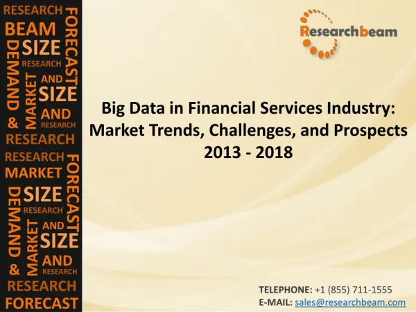 Big Data in Financial Services Industry Market Trends