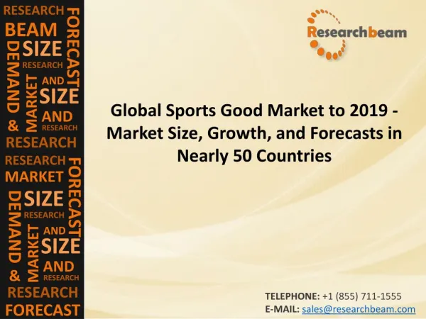 Global Sports Good Market to 2019