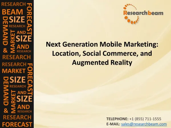 Next Generation Mobile Market