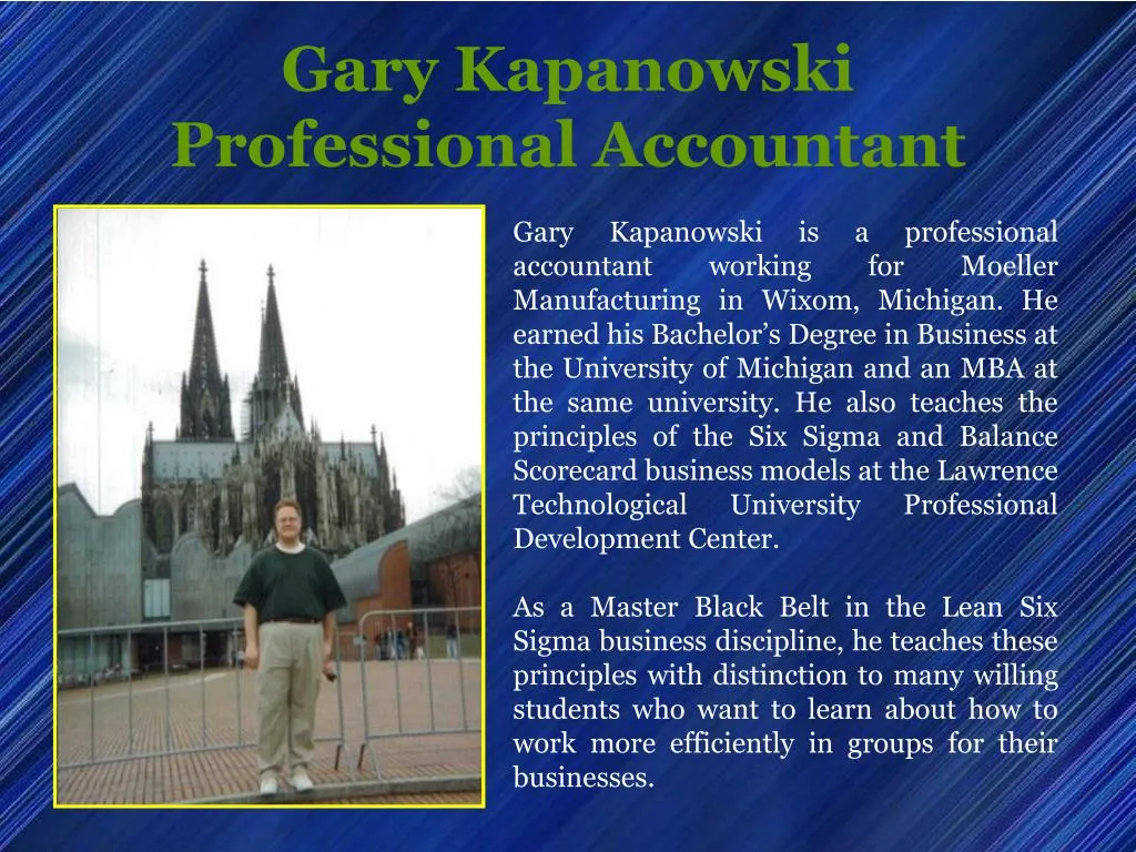 gary kapanowski professional accountant