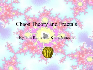 Chaos Theory and Fractals - slide 1