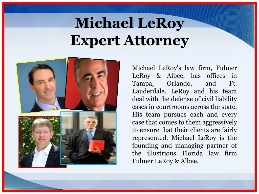 michael leroy expert attorney