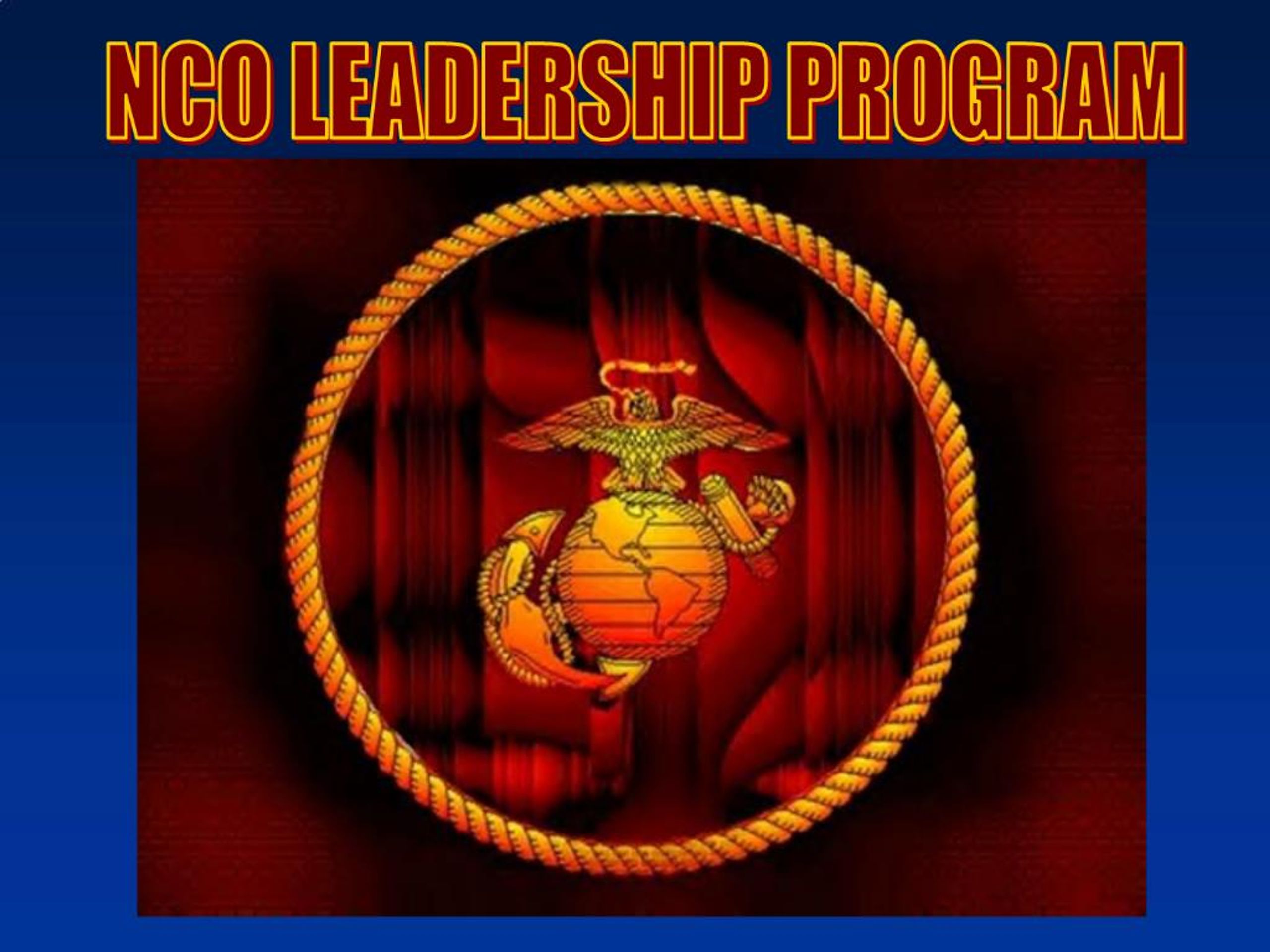 PPT - NCO LEADERSHIP PROGRAM PowerPoint Presentation, free download ...