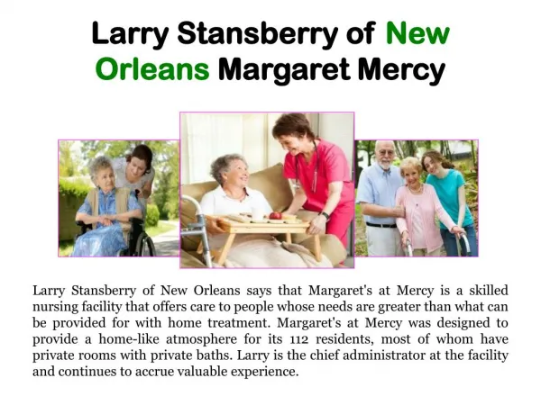Larry Stansberry of New Orleans_Margaret Mercy
