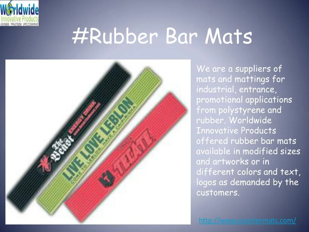 rubber bar mats