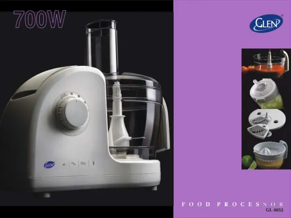 Use Of The Food Processor To Cook Healthier And Tastier Food