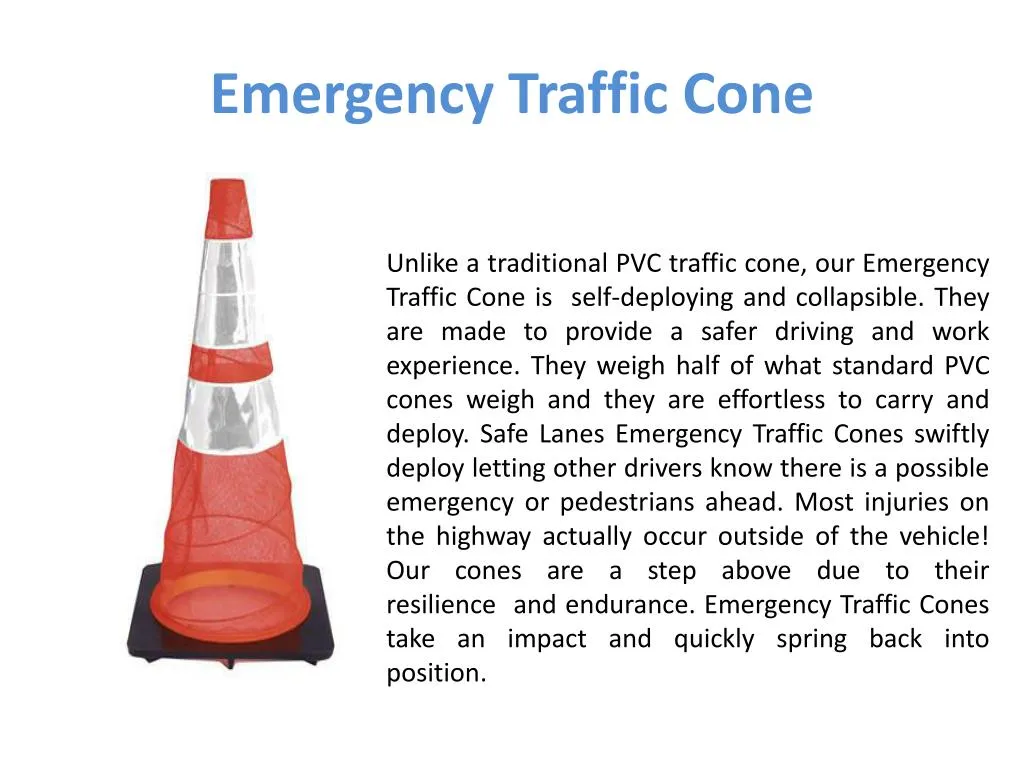 emergency traffic cone