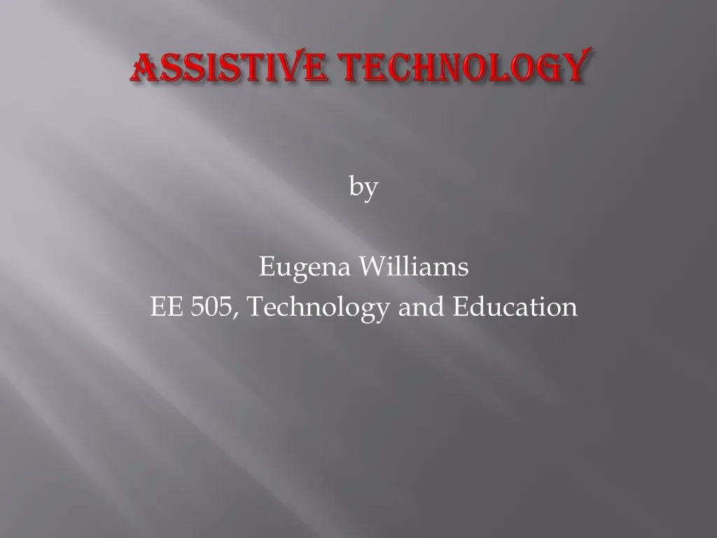 assistive technology