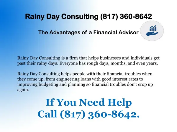 Rainy Day Consulting (817) 360-8642