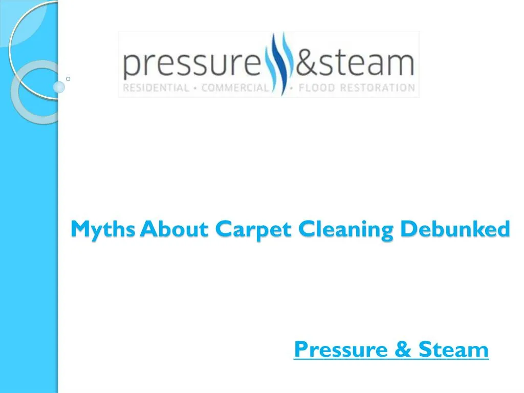 myths about carpet cleaning debunked