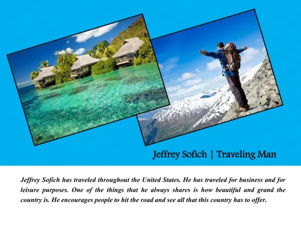Jeffrey Sofich - Traveling Man