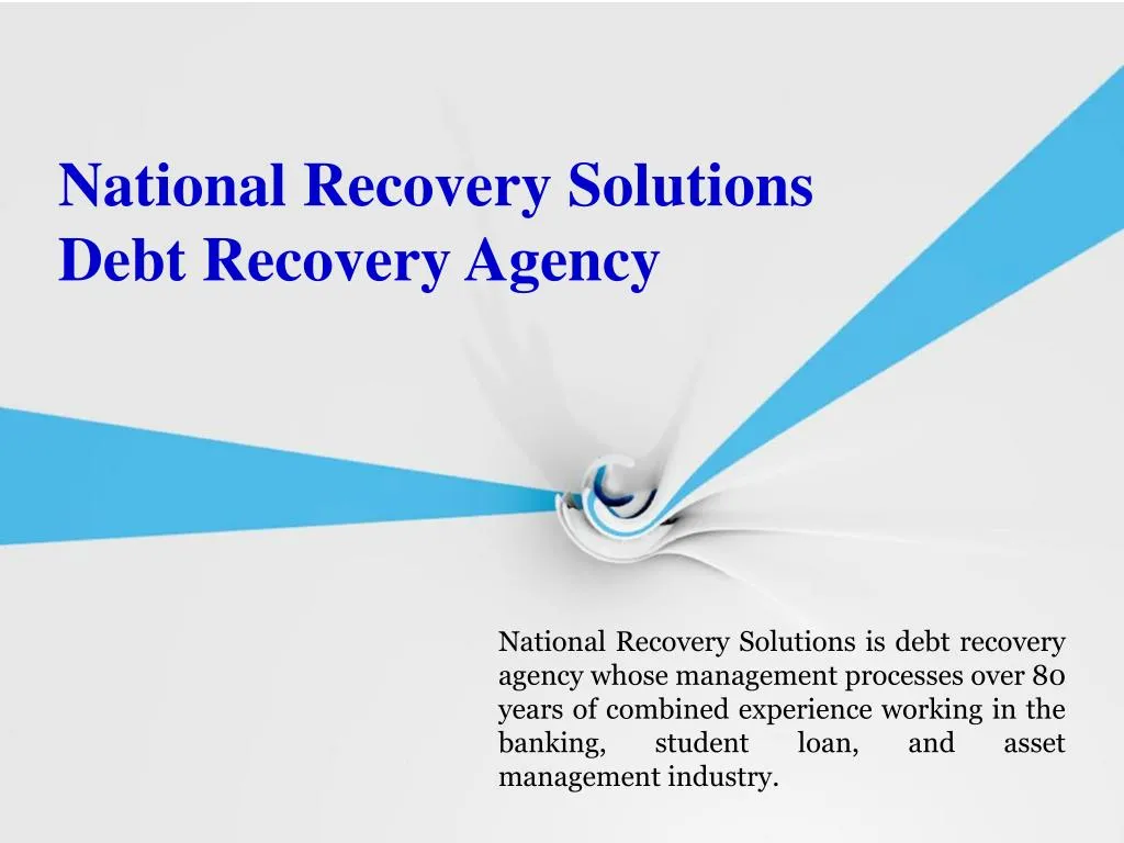 national recovery solutions debt recovery agency