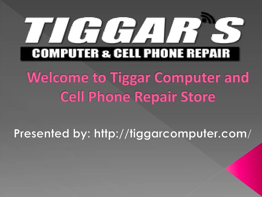 welcome to tiggar computer and cell phone repair store