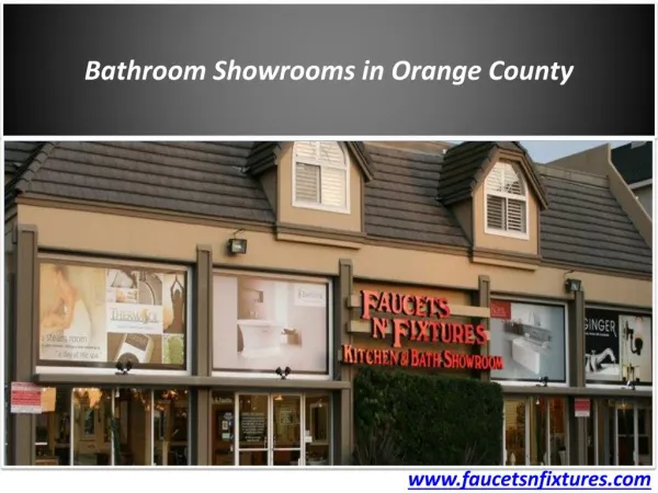 Luxury Orange County Bathroom Showroom