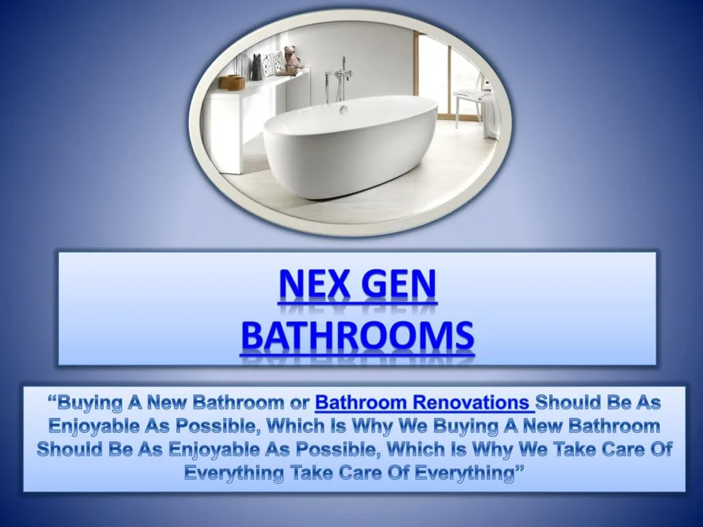 nex gen bathrooms