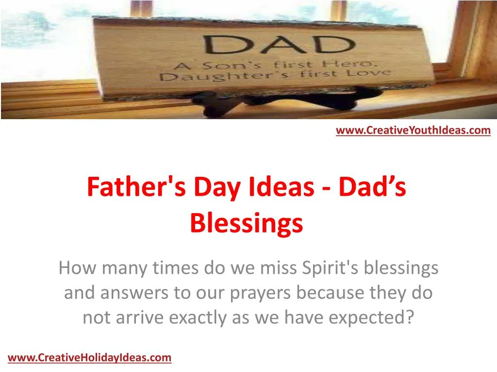 father s day ideas dad s blessings