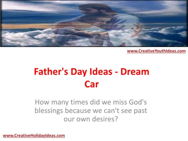 Father's Day Ideas - Dream Car