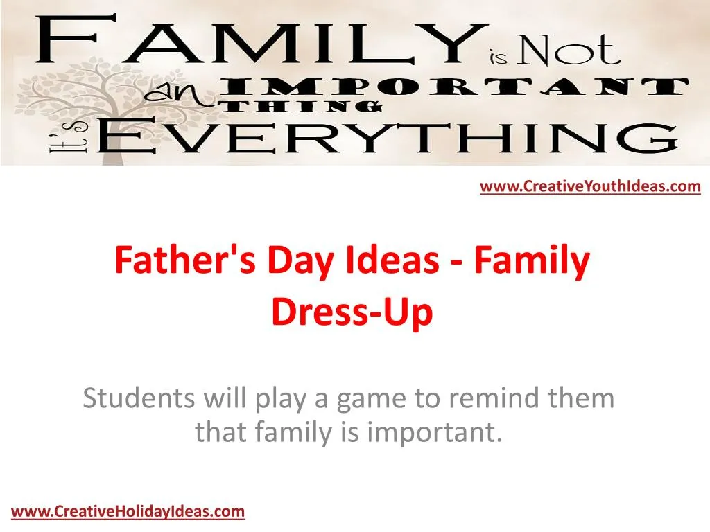 father s day ideas family dress up