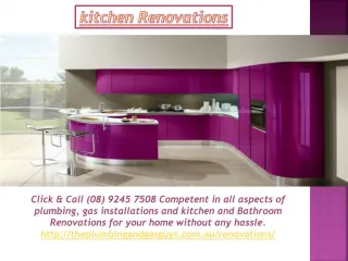 Kitchen Renovations - slide 1