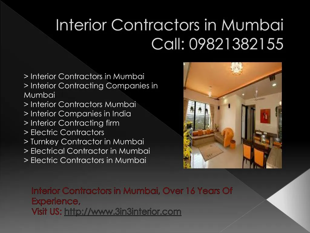 interior contractors in mumbai call 09821382155
