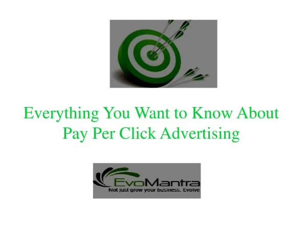 Everything You Want to Know About Pay Per Click Advertising