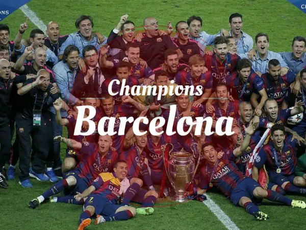 Champions Barcelona