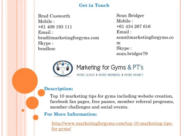 marketing for personal trainers