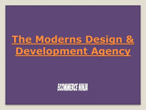 The Moderns Design & Development Agency