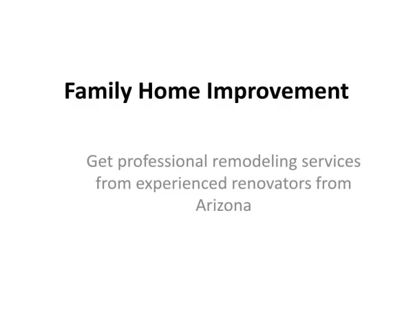 Get professional remodeling services from experienced renova