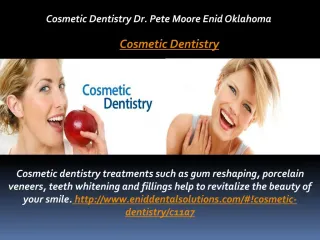 Cosmetic Dentistry - slide 1