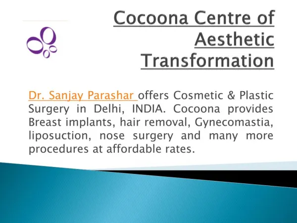 Best cosmetic surgeon india