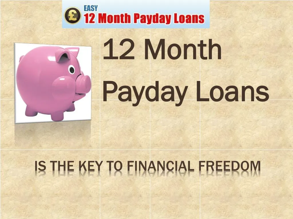 12 month payday loans