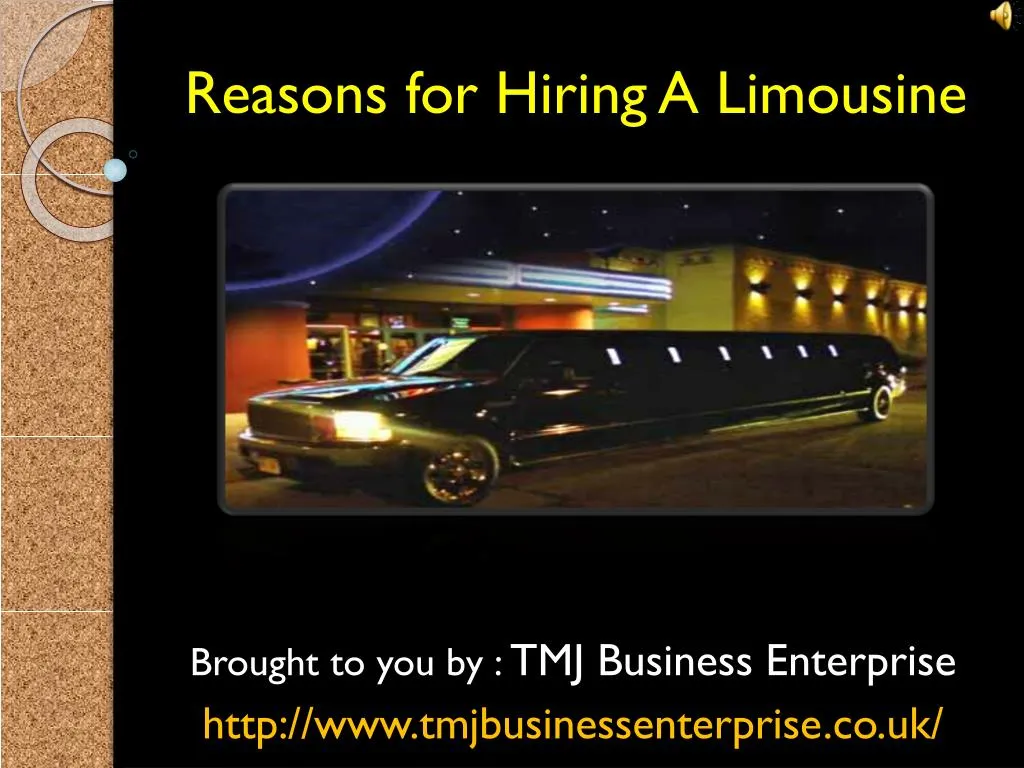 reasons for hiring a limousine