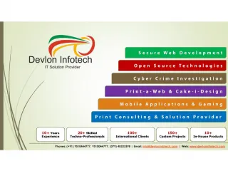 Devlon Infotech - slide 1