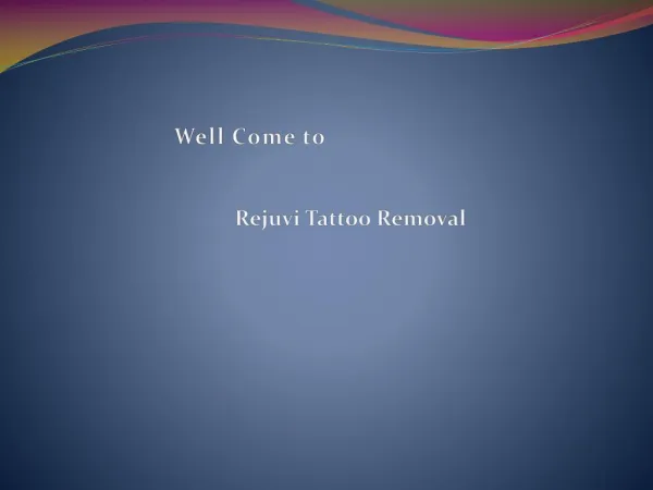 Rejuvi Tattoo Removal
