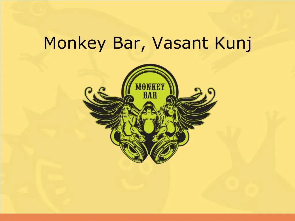 monkey bar vasant kunj