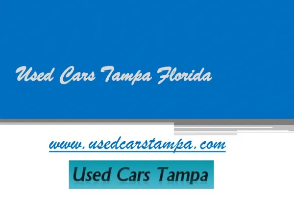 Used Cars Tampa Florida - www.usedcarstampa.com