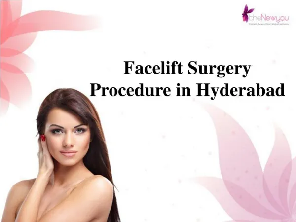 Tightening Face Lift Surgery for Men and Women