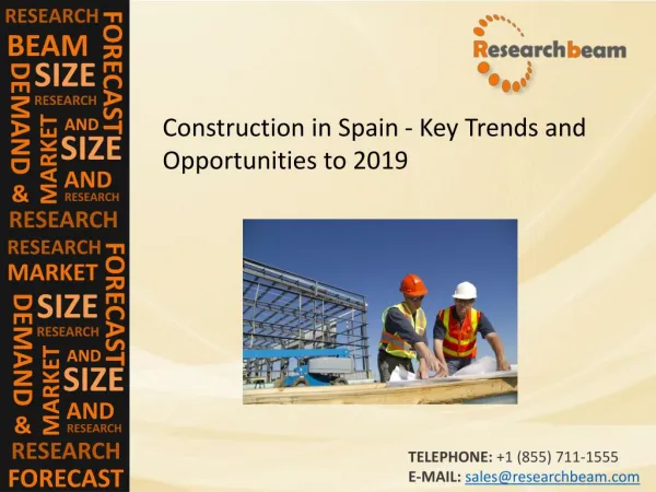 Construction in Spain - Key Trends, Market Share, Analysis