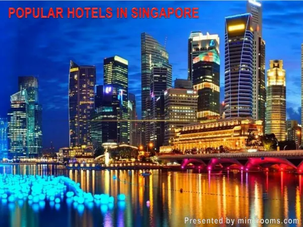 Popular Hotels in Singapore