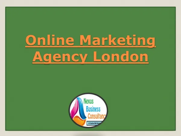 Online Marketing Agency London