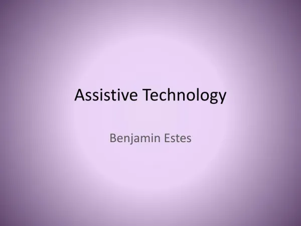 Assistive Technology