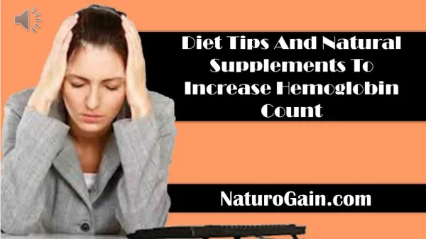 Diet Tips And Natural Supplements To Increase Hemoglobin Cou